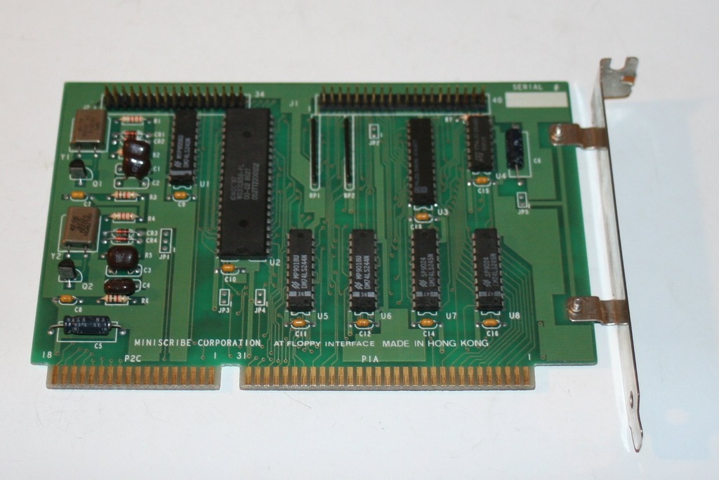 ISA 16bit / HDD FLOPPY INTERFACE CARD MINISCRIBE 
