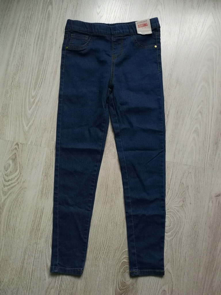 DENIM spodnie jeans jeggins 10-11l 146cm NOWE