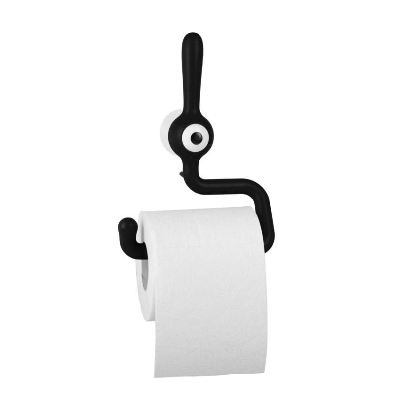 Uchwyt na papier toaletowy (czarny) Toq Koziol