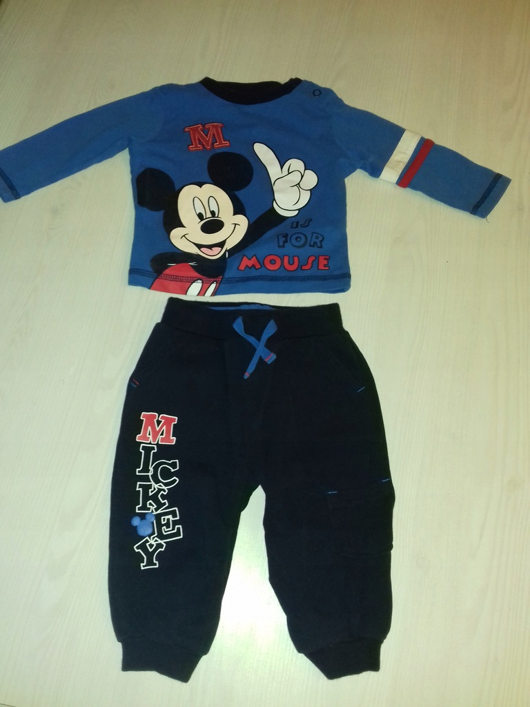 DISNEY MICKEY MOUSE KOMPLET DRES C&A R. 68 3-6