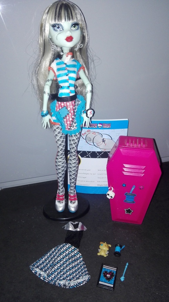 Monster High Upiorne Lekcje Frankie Stein Unikat.