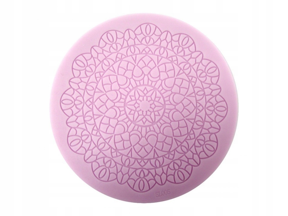 Forma do odlewów z gipsu gliny Mandala - Pentart