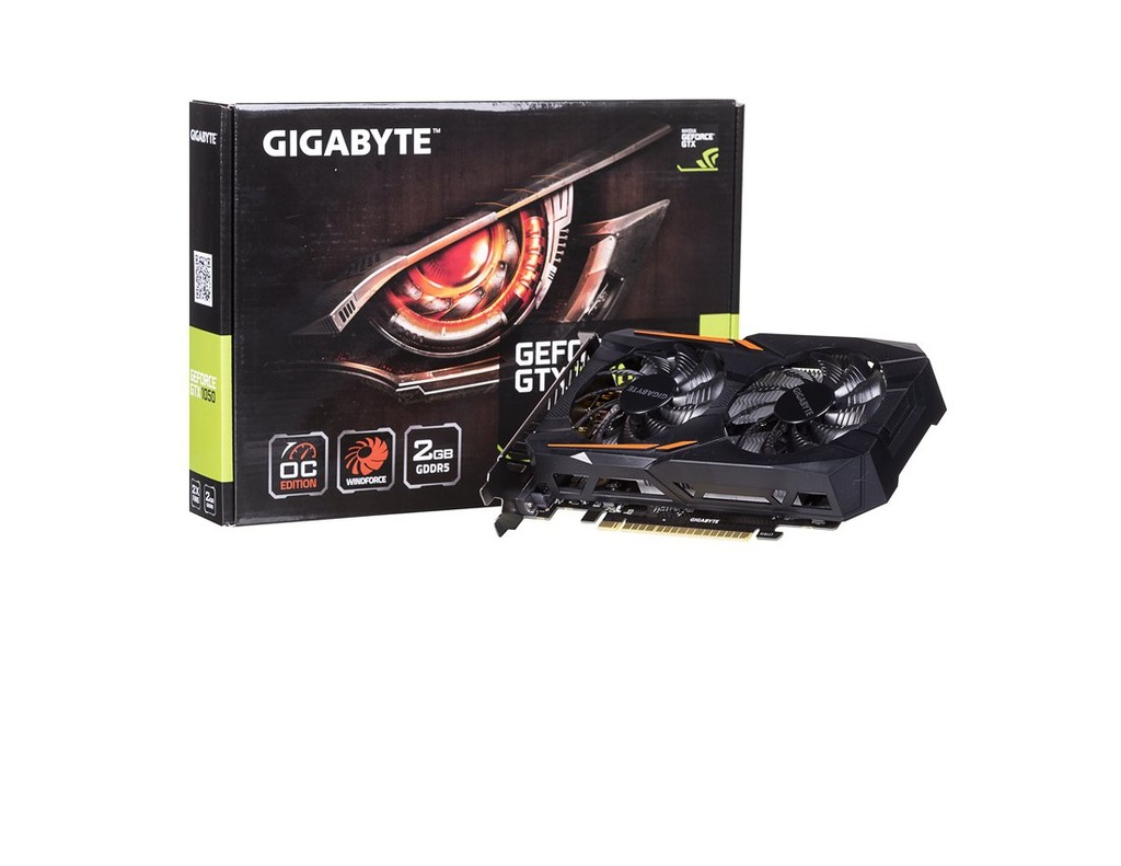 GIGABYTE GeForce GTX 1050 2GB OC GV-N1050OC-2GD