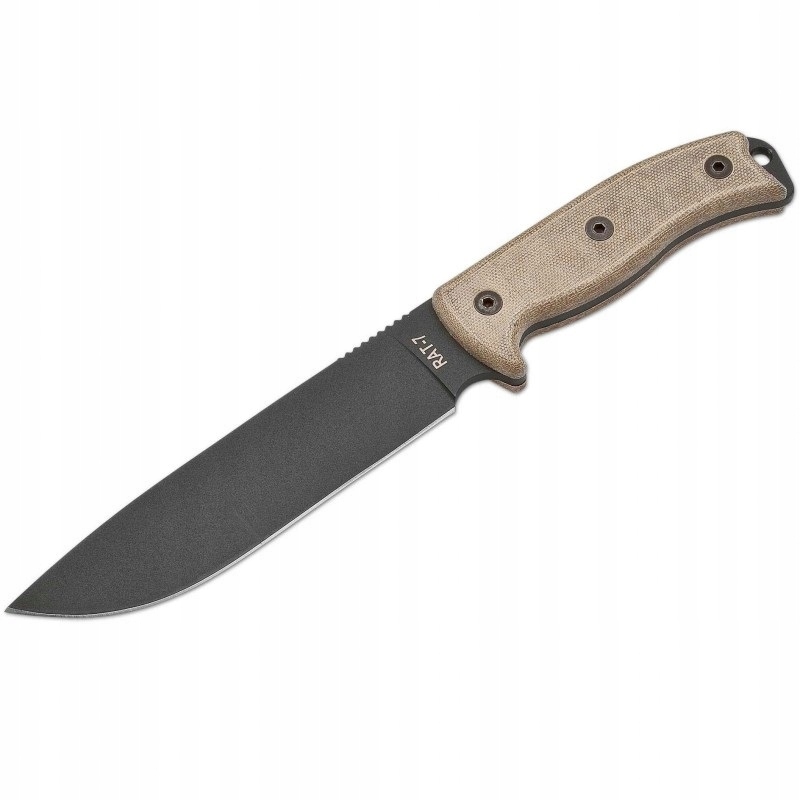 NÓŻ OKC ONTARIO RAT-7 PLAIN 8604 + FUTERAŁ