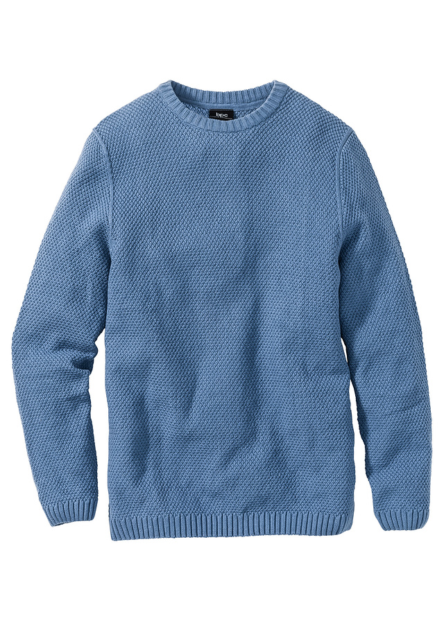 Sweter Regular Fit niebieski 52/54 (L) 912207