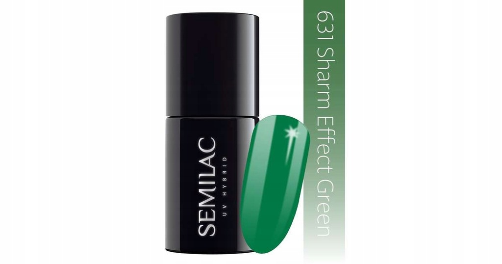 Semilac 631 Lakier hybrydowy Sharm Effect Green