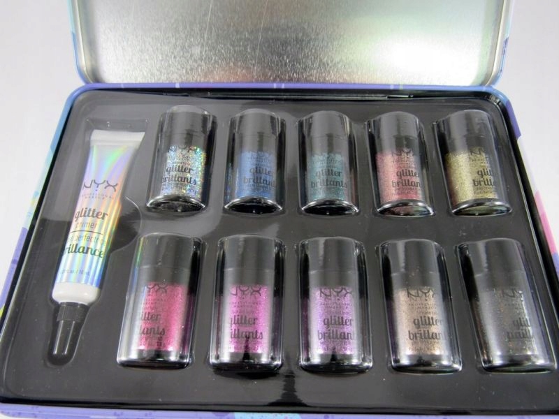 NYX SUGAR TRIP GLITTER VAULT ZESTAW 10 BROKATÓW 7715217006