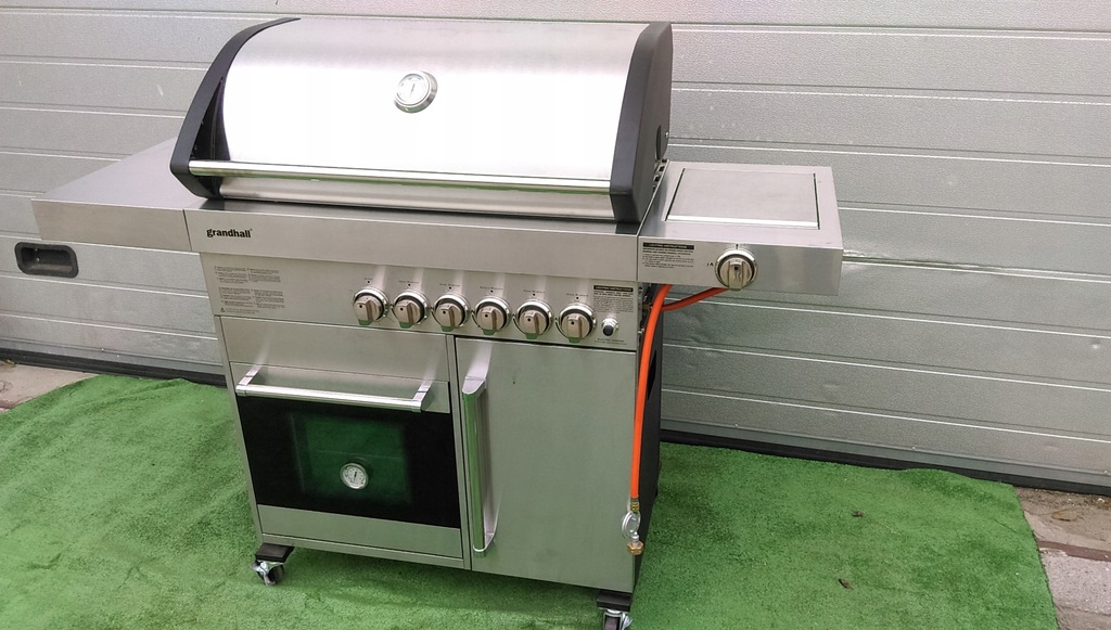GRILL GAZOWY GRANDHALL + PIEKARNIK 22.1KW DUŻY 7 P