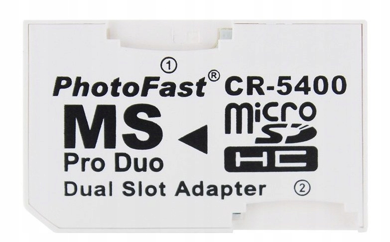 Adapter dual 2x micro SD/ Memory Stick PRO DUO