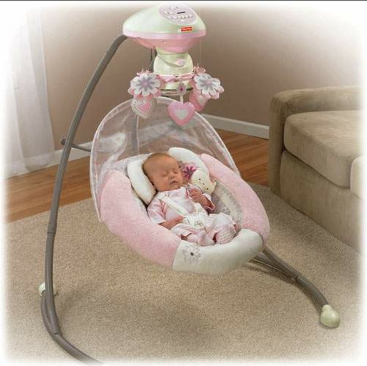 Huśtawka Fisher Price na prąd