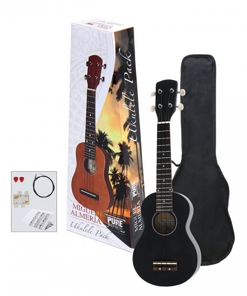 UKULELE SOPRANOWE MIGUEL ALMERIA KOMPLETNY ZESTAW