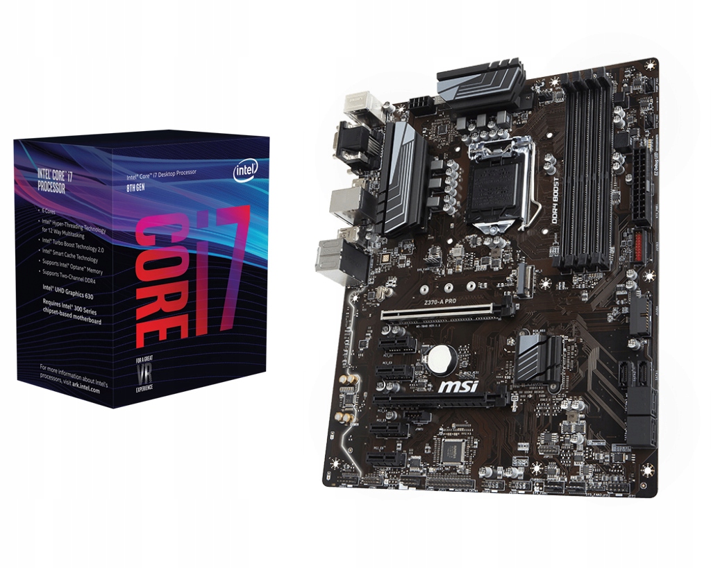 komplet INTEL CORE i7-8700k / płyta MSI Z370-A PRO