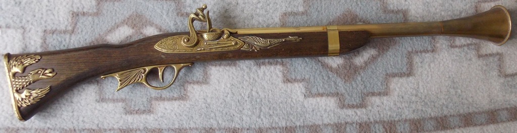 Garłacz Pistolet karabin skałkowy replika