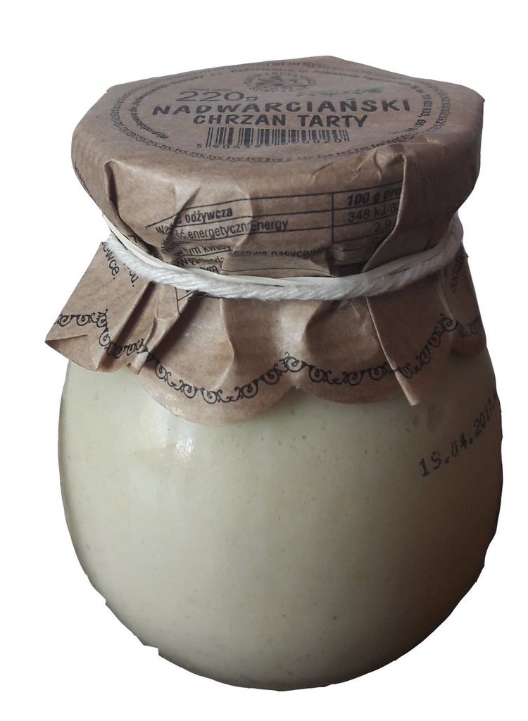 Nadwarciańskie Specjały - CHRZAN TARTY - 220g