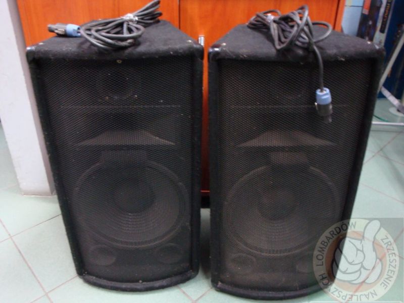 2 KOLUMNY ESTRADOWE OMNITRONIC TX-1220 + KABLE