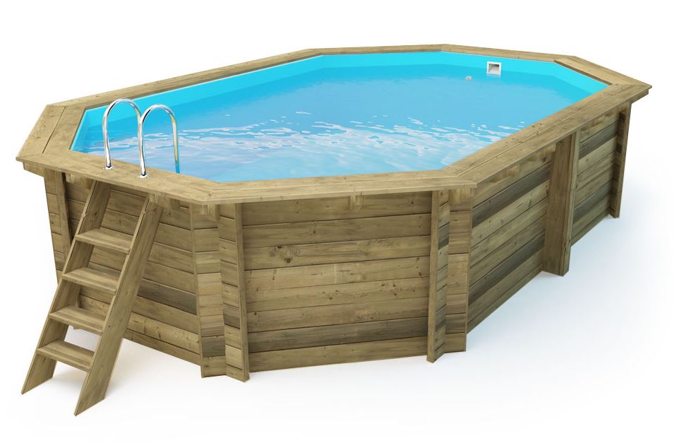 Basen ogrodowy drewno 3,3x4,8m DUŻY PROMO