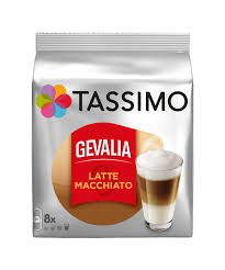 TASSIMO Kawa GEVALIA Latte Macchiato 8+8 kapsułek