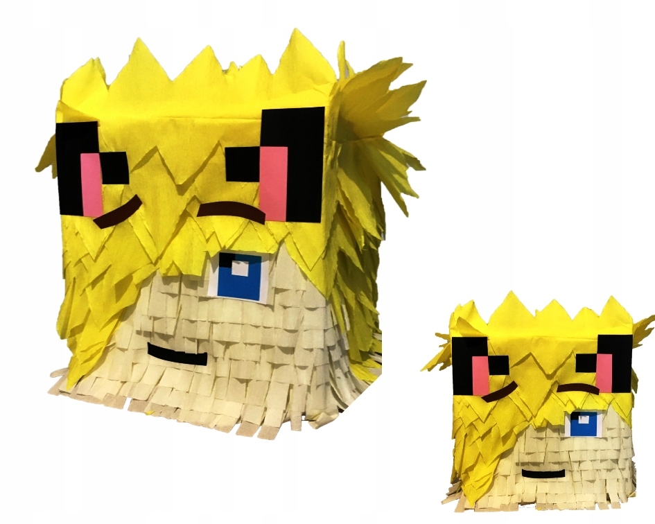 PINIATA jak Bella pinata jak minecraft vito