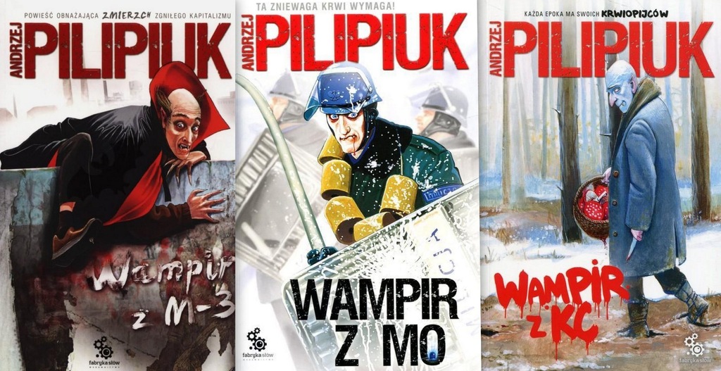 PILIPIUK Cykl z wampirem 1-3 Wampir z M3 / MO / KC