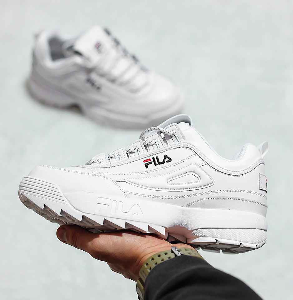 fila disruptor leather