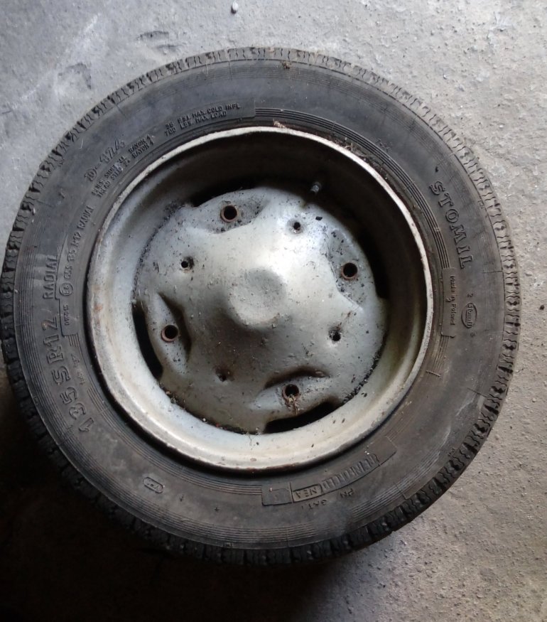 Fiat 126p Felgi cytrynki stary typ BCM