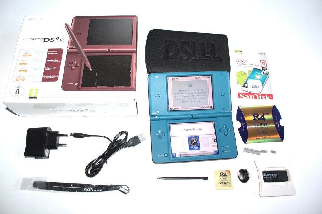 Konsola Nintendo DSI XL Nagrywarka + Rok Gwarancji