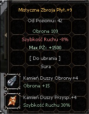 Metin2 Etolin Mistyczna Zbroja Płyt. +9