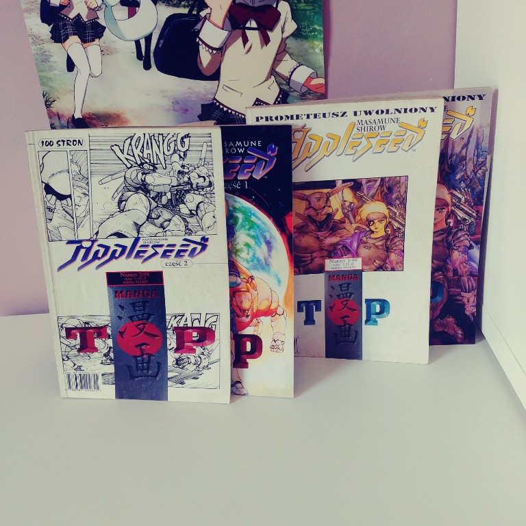appleseed 1-4 manga anime komiks japoński zeszyt