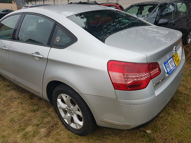citroen c5 iii sedan szyba tył tylna 2008r