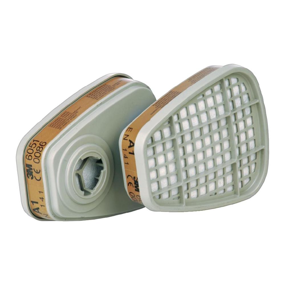 3M FILTR WĘGLOWY DO MASKI 3M A1 6051/6911 kpl.2szt