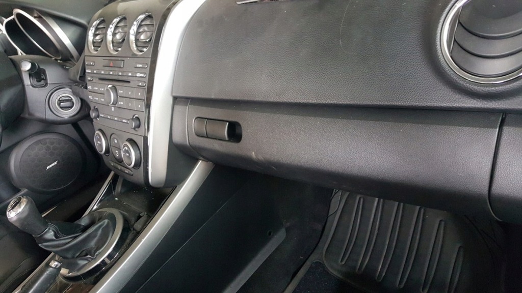 Mazda CX7 10-15 lift radio cd schowek tunel