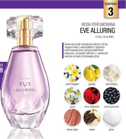 Avon Eve Pojedyncze Alluring 50ml Fioletowe Woda Oficjalne Archiwum Allegro