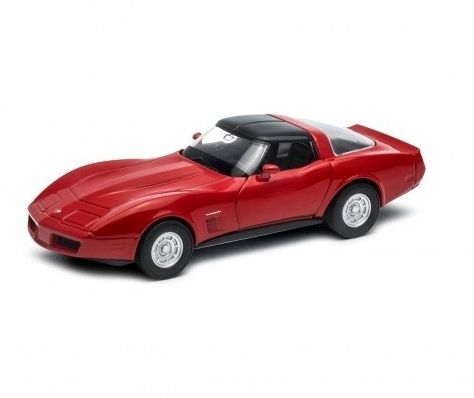 Welly 1:34 Chevrolet 1982 Corvette Coupe -czerwony