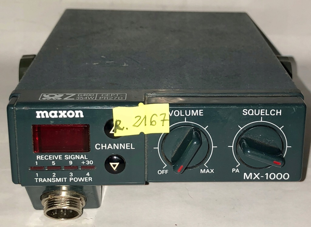 CB RADIO MAXON MX-1000 AM NR R.2167