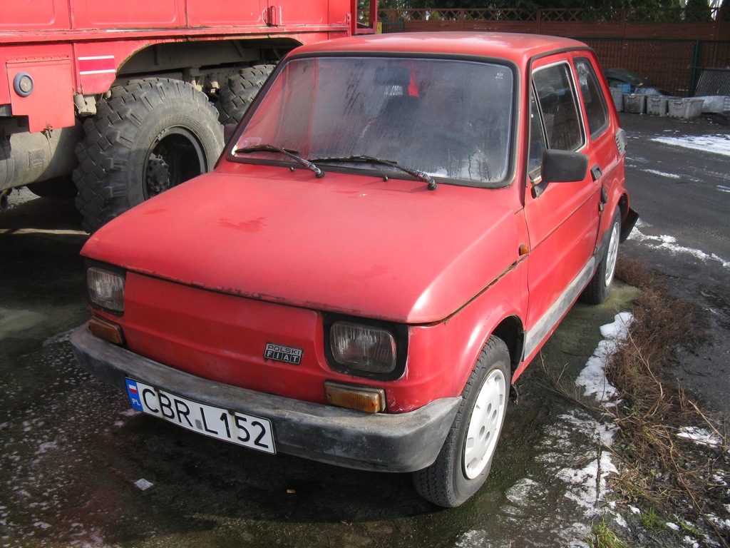 FIAT 126P-1988-USZKODZONY