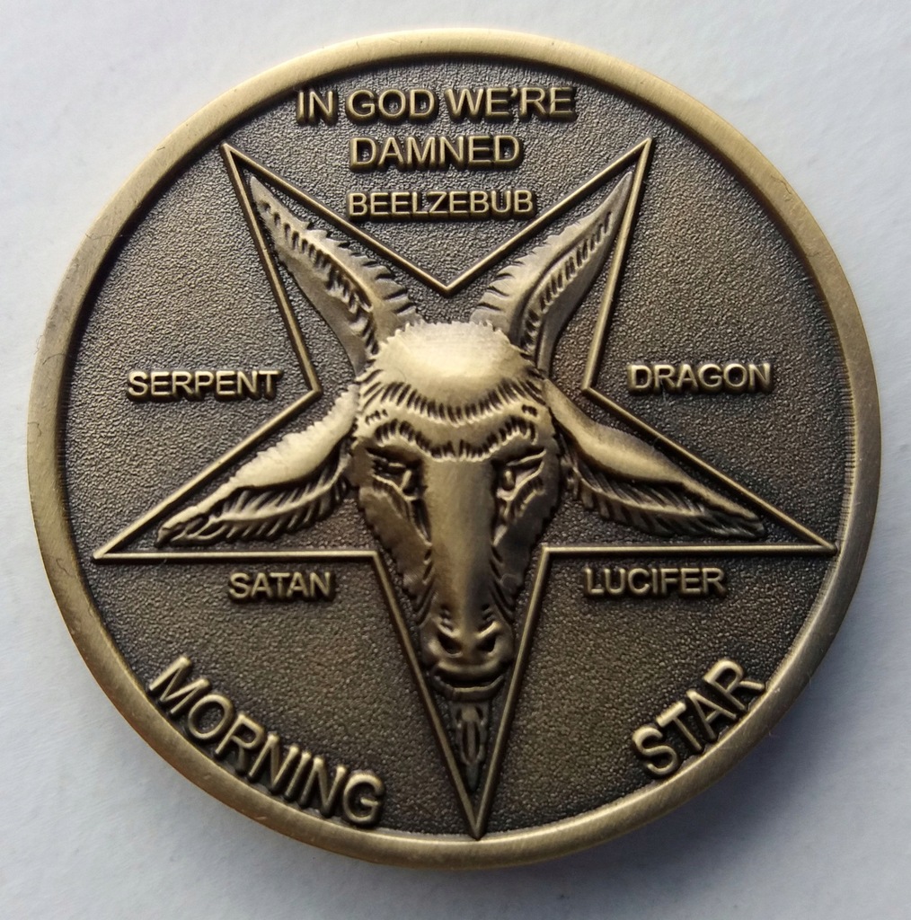 MONETA ŻETON LUCIFER MORNINGSTAR