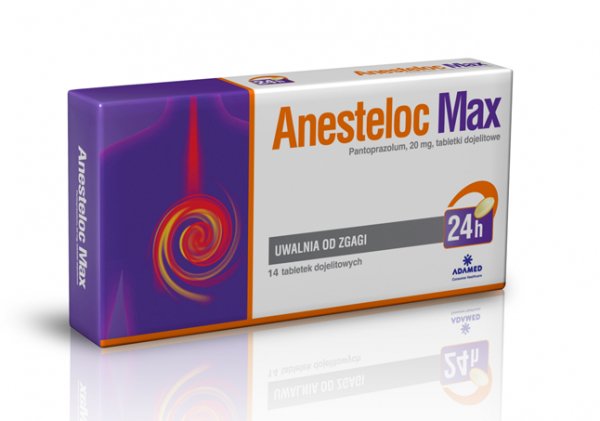 Anesteloc Max - pantoprazol 20 mg (IPP)