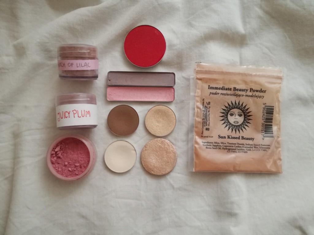 cienie zoeva inglot , roz mac