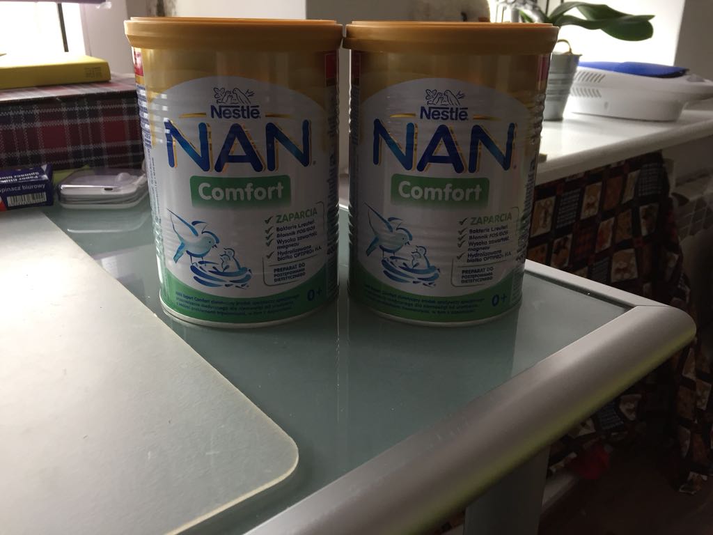Mleko NAN Comfort 2 opakowania 400g