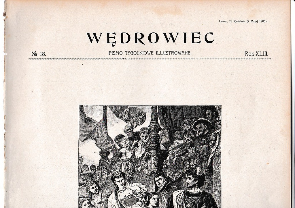 WĘDROWIEC 1905 18 Schiller Ciechanów Lwów Elbląg