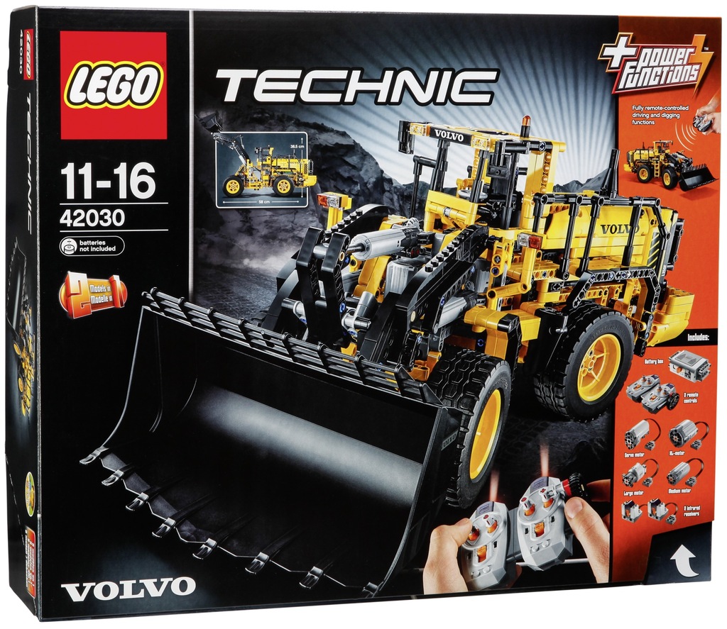 8semka LEGO TECHNIC 42030 KOPARKA VOLVO BYDGOSZCZ