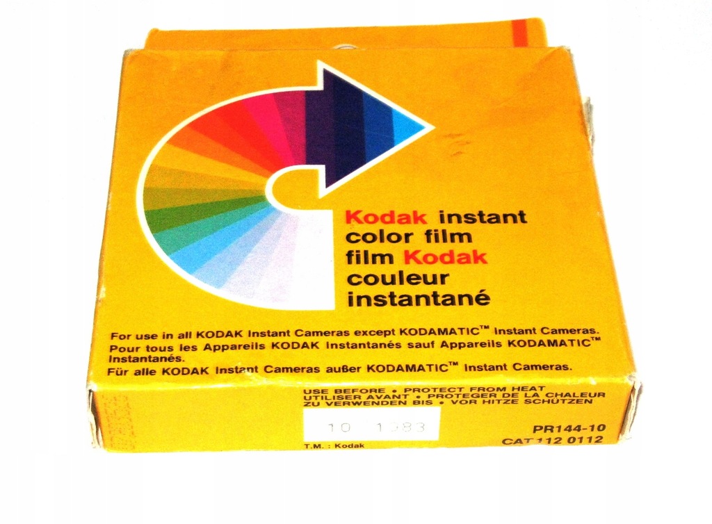 KODAK INSTANT COLOR FILM PR144-10 PO TERMINIE