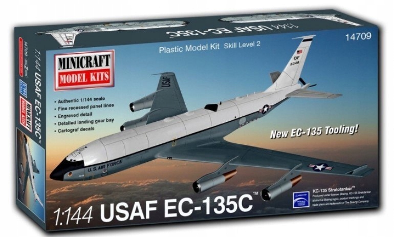 Model plastikowy - Samolot EC-135C USAF 1:144 - Mi