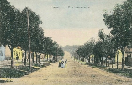 LWÓW ULICA ŁYCZAKOWSKA reprodukcja