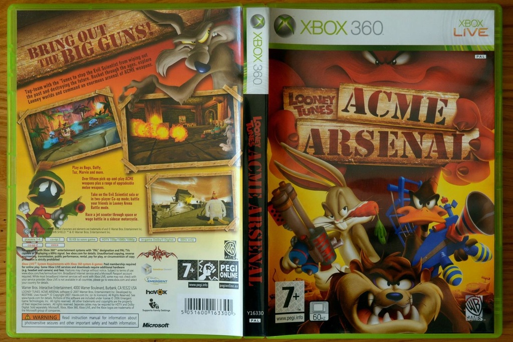 Looney Tunes ACME ARSENAL XBOX 360