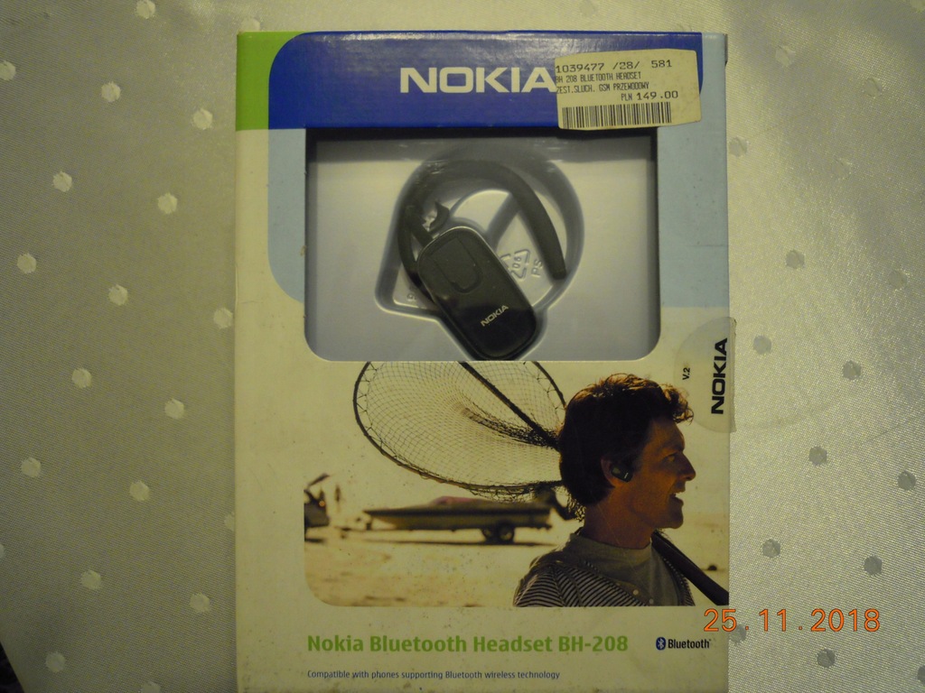 NOKIA s uchawka Blutooth Headset BH 208 7750201451 oficjalne