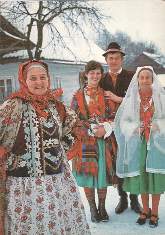 WILAMOWICE - OŚWIĘCIM - STRÓJ LUDOWY - 1985R