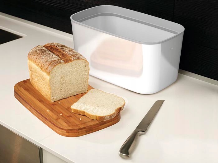 Chlebak Steel Bread Bin Joseph Joseph (biały) 7429169925 oficjalne