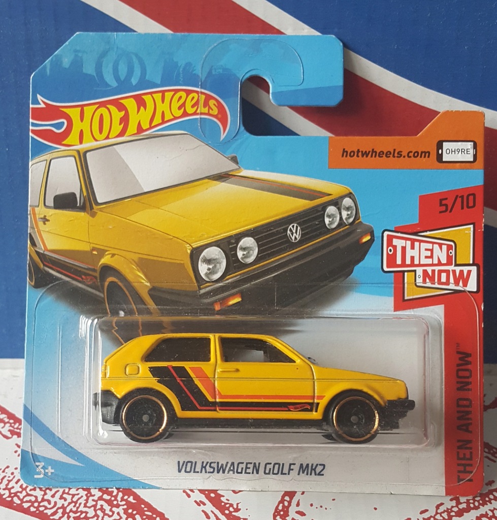 NOWE HOT WHEELS VOLKSWAGEN GOLF MK2 YELLOW ŻÓŁTY