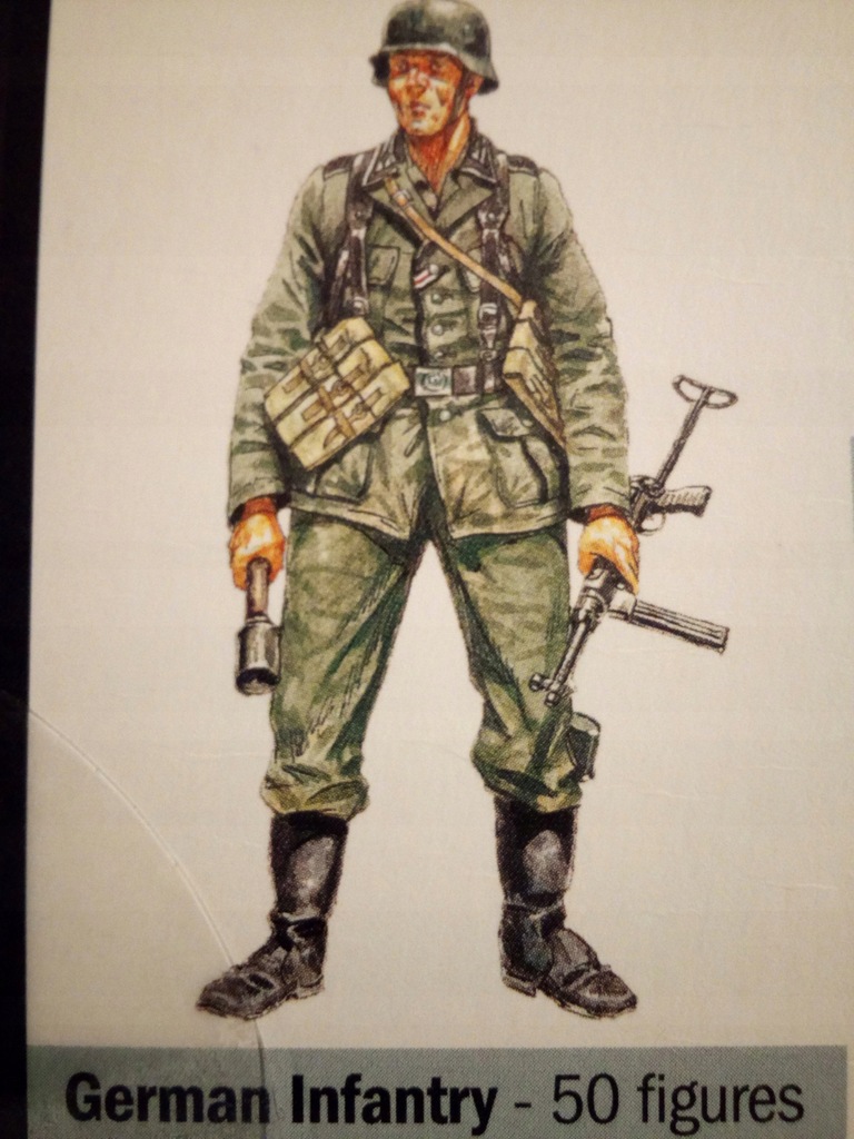 German infantry 50 figurek